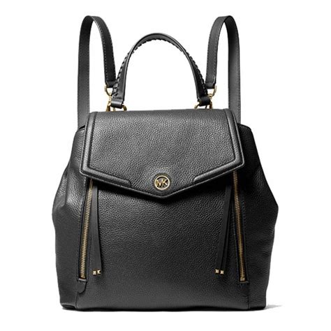 michael michael kors freya medium backpack|Freya Medium Pebbled Leather Backpack .